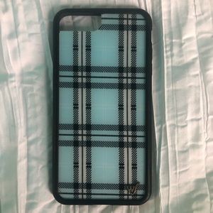 Wildflower iPhone 8+ Blue Plaid Case